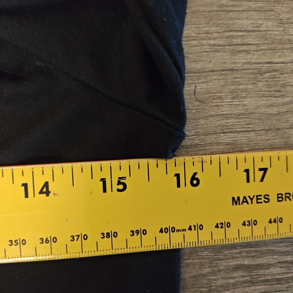 Eileen Fisher Dress Womens XS Black Scoop Neck Elbow Sleeve Tunic Made in USA - Picture 6 of 9